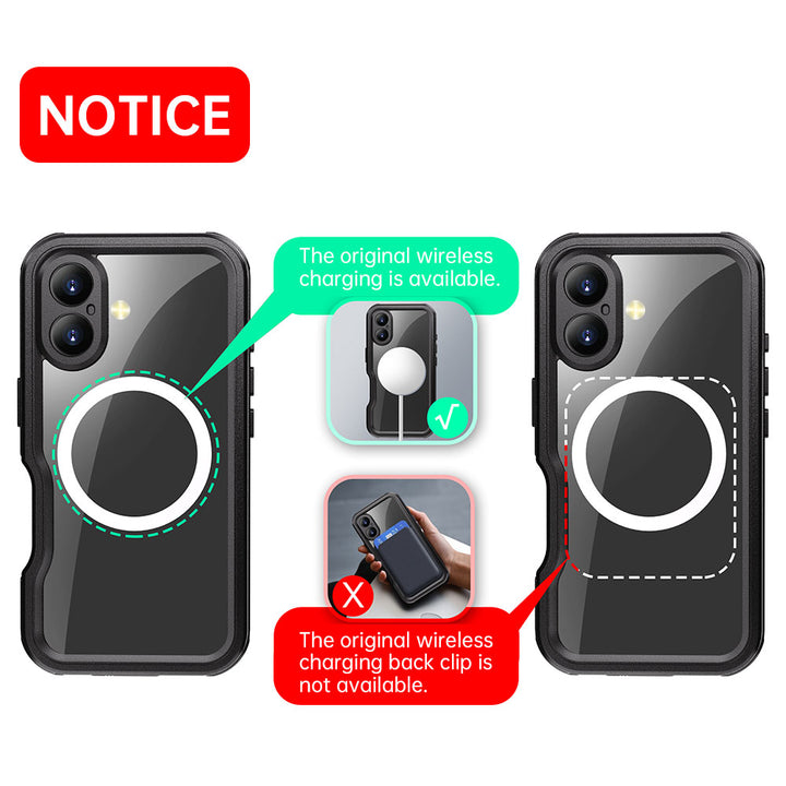 AMN-IPH-16 | iPhone 16 | IP68 Waterproof Case & Magnetic Case