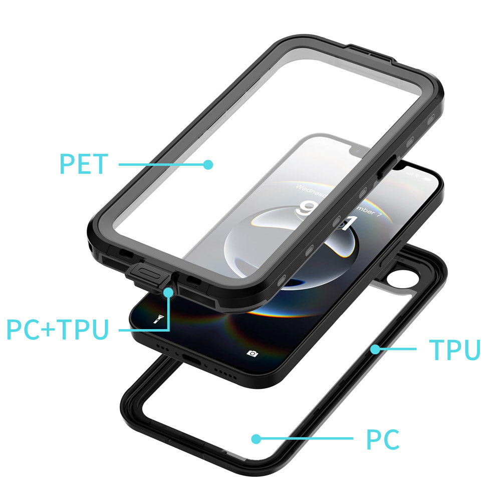 ARMOR-X iPhone 17e / 16e Waterproof Case IP68 shock & water proof Cover. Built-in screen cover for total touchscreen protection.