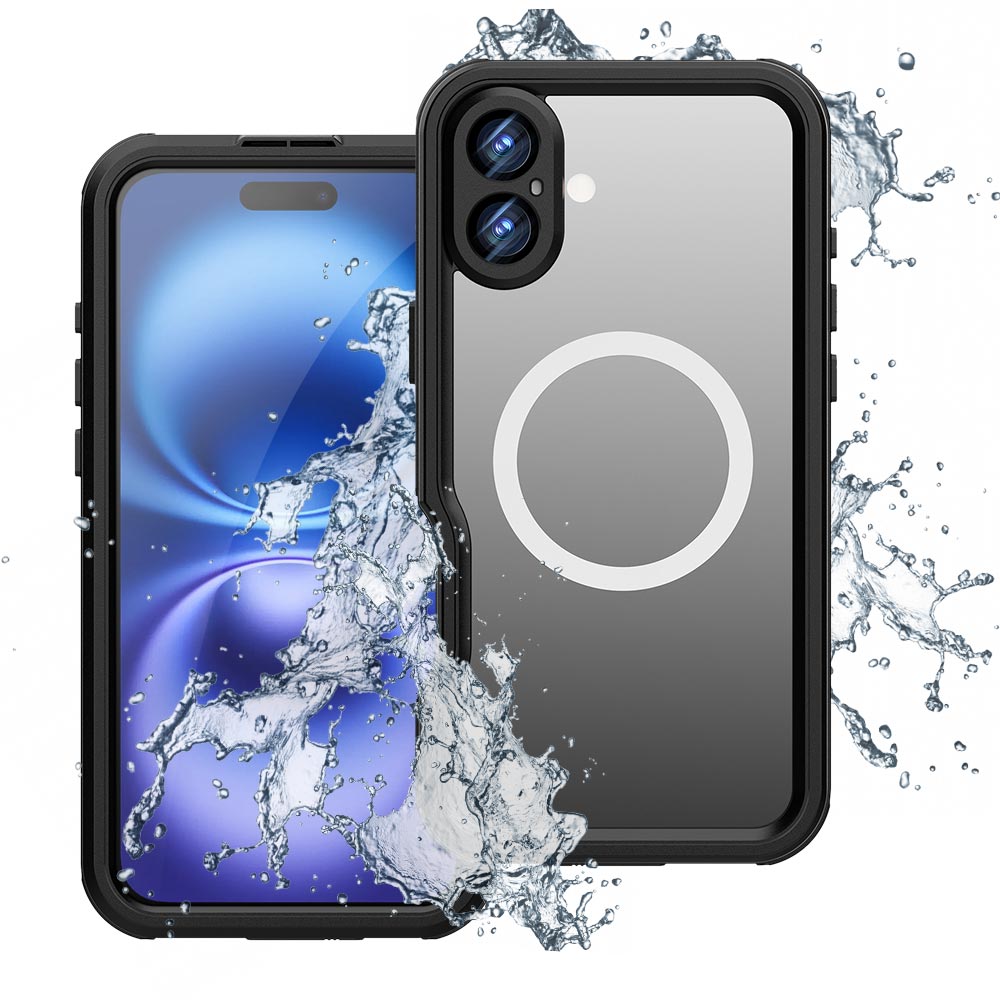 ARMOR-X iPhone 16 Plus Waterproof Case IP68 shock & water proof Cover. Rugged Design with the best waterproof protection.