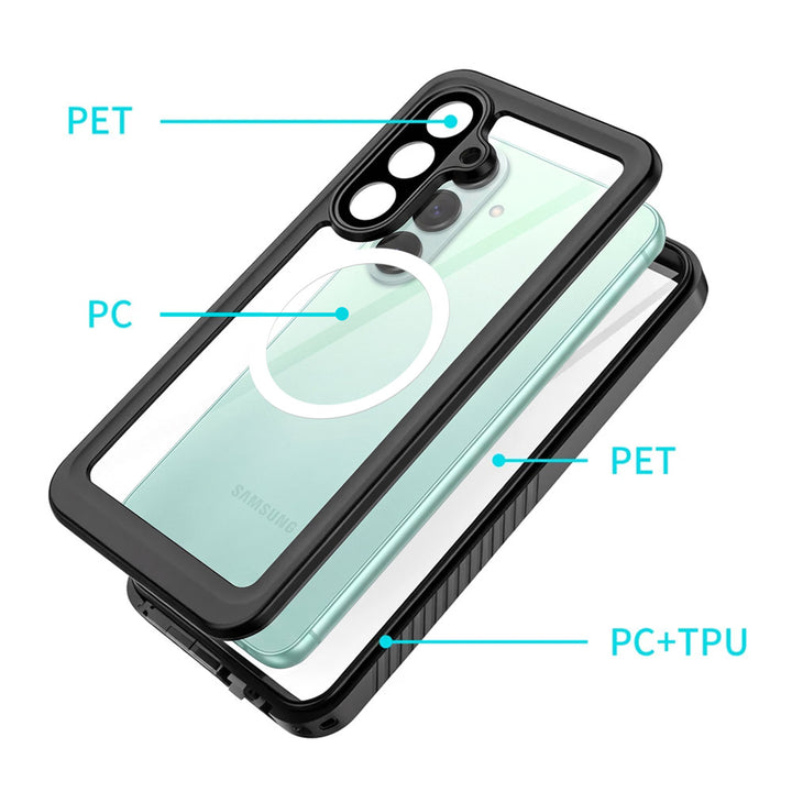 ARMOR-X Samsung Galaxy S26 FE SM-S741 Waterproof Case IP68 shock &amp; water proof Cover. Built-in screen cover for total touchscreen protection.