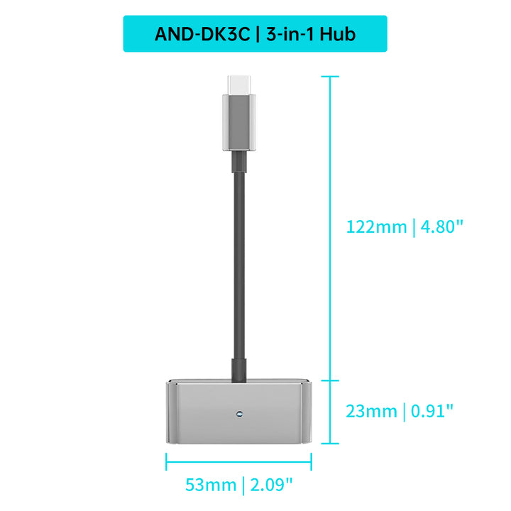 AND-DK3C | USB-C Hub | TYPE-C / USB