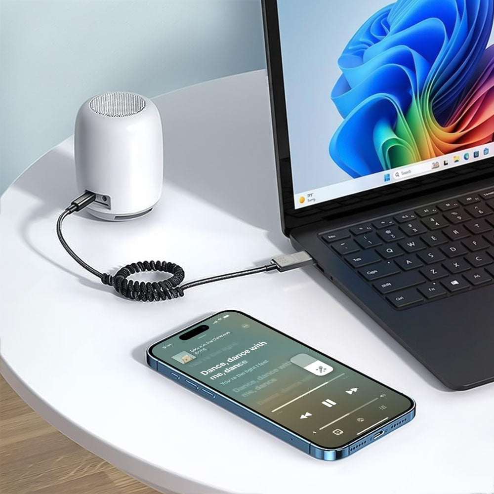 AND-YP04 | Bluetooth Aux Adapter | USB-A / 3.5mm Jack