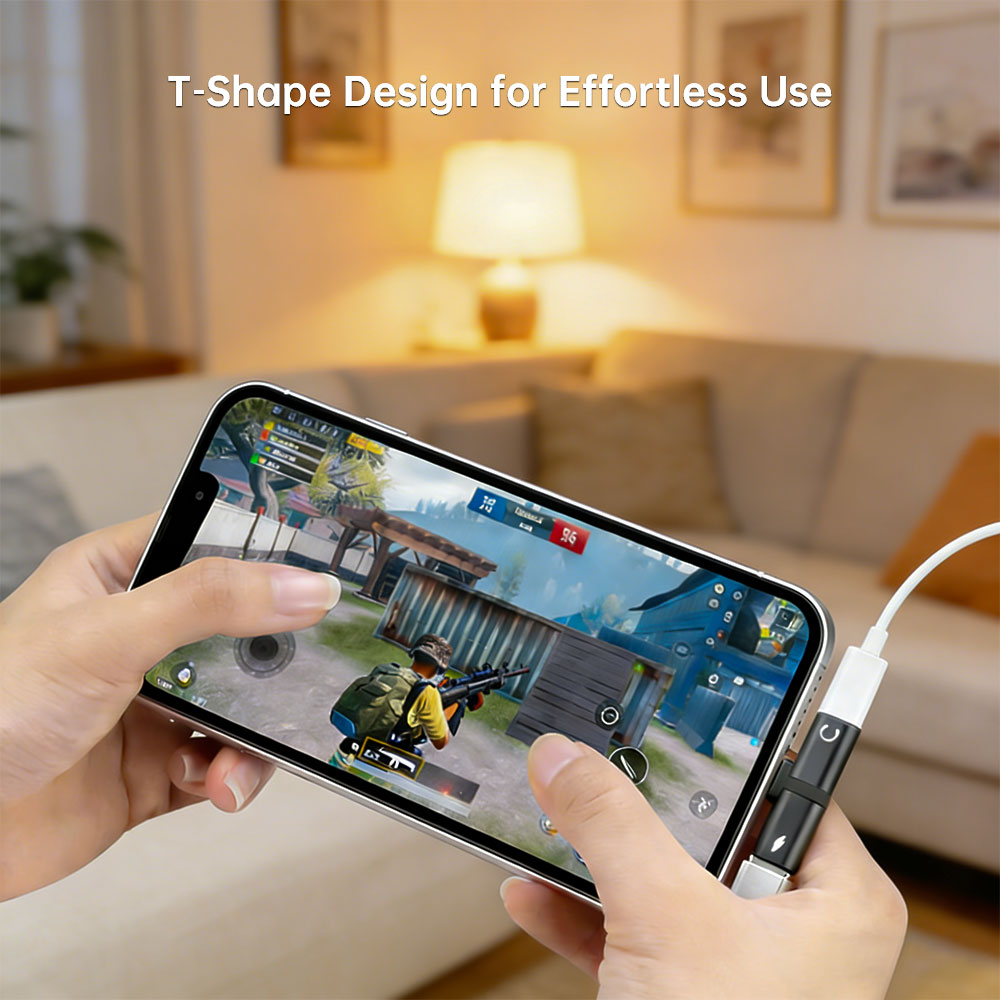 APL-AD03 | 2 in 1 Splitter Adapter For iPhone & Smartphone