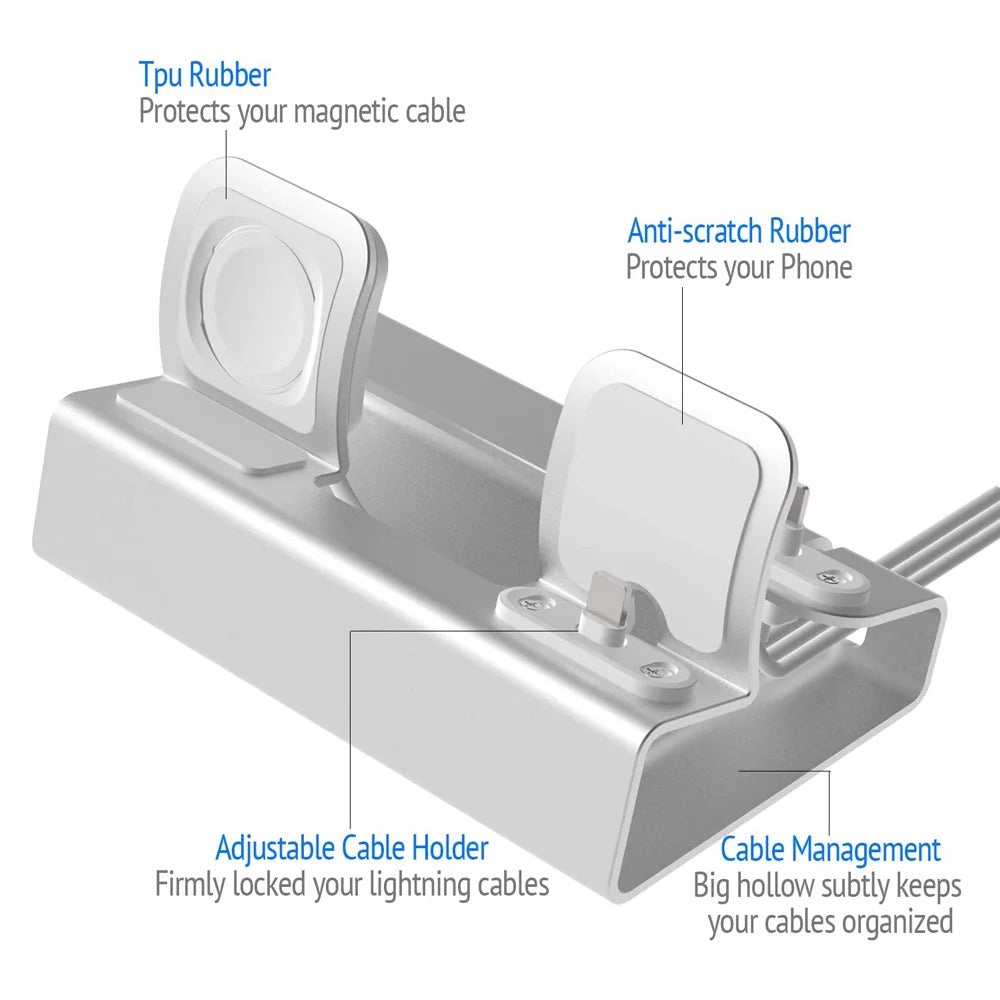APL-DK05 | 3-in-1 Charging Stand for iPhone, AirPods &amp; Apple Watch
