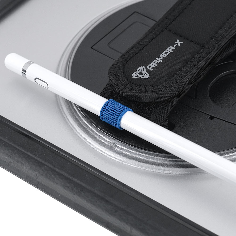 HLN-SS-X135 | Samsung Galaxy Tab A11 ( 8.7" ) SM-X133 / SM-X135 | 2 Layers Protective Rugged Case with Hand Strap and Kick-stand