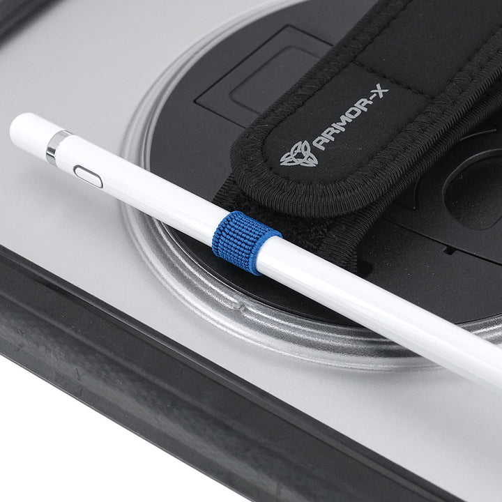 HLN-SS-X135 | Samsung Galaxy Tab A11 ( 8.7" ) SM-X133 / SM-X135 | 2 Layers Protective Rugged Case with Hand Strap and Kick-stand