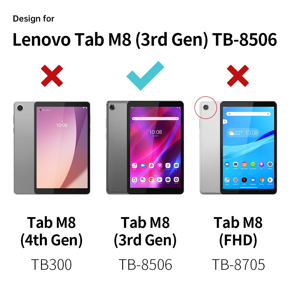 PXS-LN-M8HD | Lenovo Tab M8 (3rd Gen) TB-8506 | Shockproof Case w