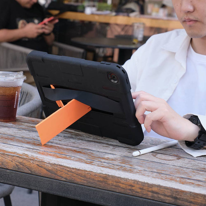 MOC-iPad-N3 | iPad 10.2 (7th & 8th & 9th Gen.) 2019 / 2020 / 2021 | IP68 Waterproof, Shock & Dust Proof Case With Hand Strap & Kickstand