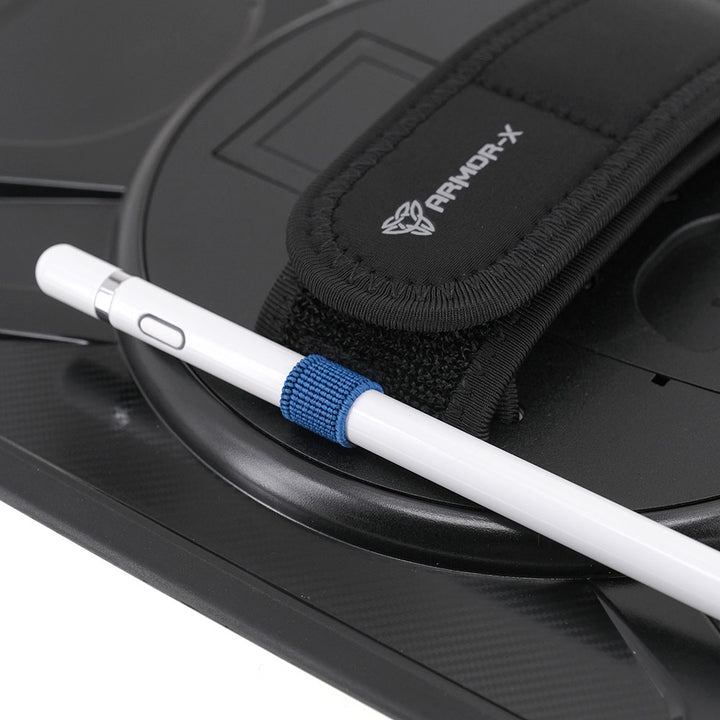 SLN-LN-X12 | Lenovo ThinkPad X12 Detachable ( Gen 1 / Gen 2 ) | Ultra 2 layers shockproof rugged case with hand strap and kick-stand Compatible with keyboard