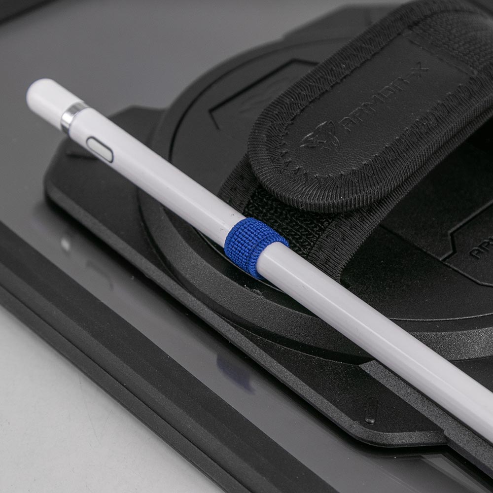 DAN-iPad-A6 | iPad Air 13 ( M2 ) | Ultra Slim 4 Corner Anti-Impact Tablet Case With X-DOCK Modular Eco-System Supports Apple Pencil Pro Wireless Charging
