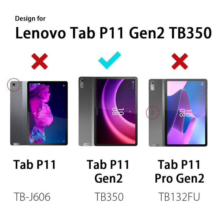 TKV-LN-P11G2 | Lenovo Tab P11 Gen 2 TB350 | Premium Keyboard Case with Multi-touch Trackpad