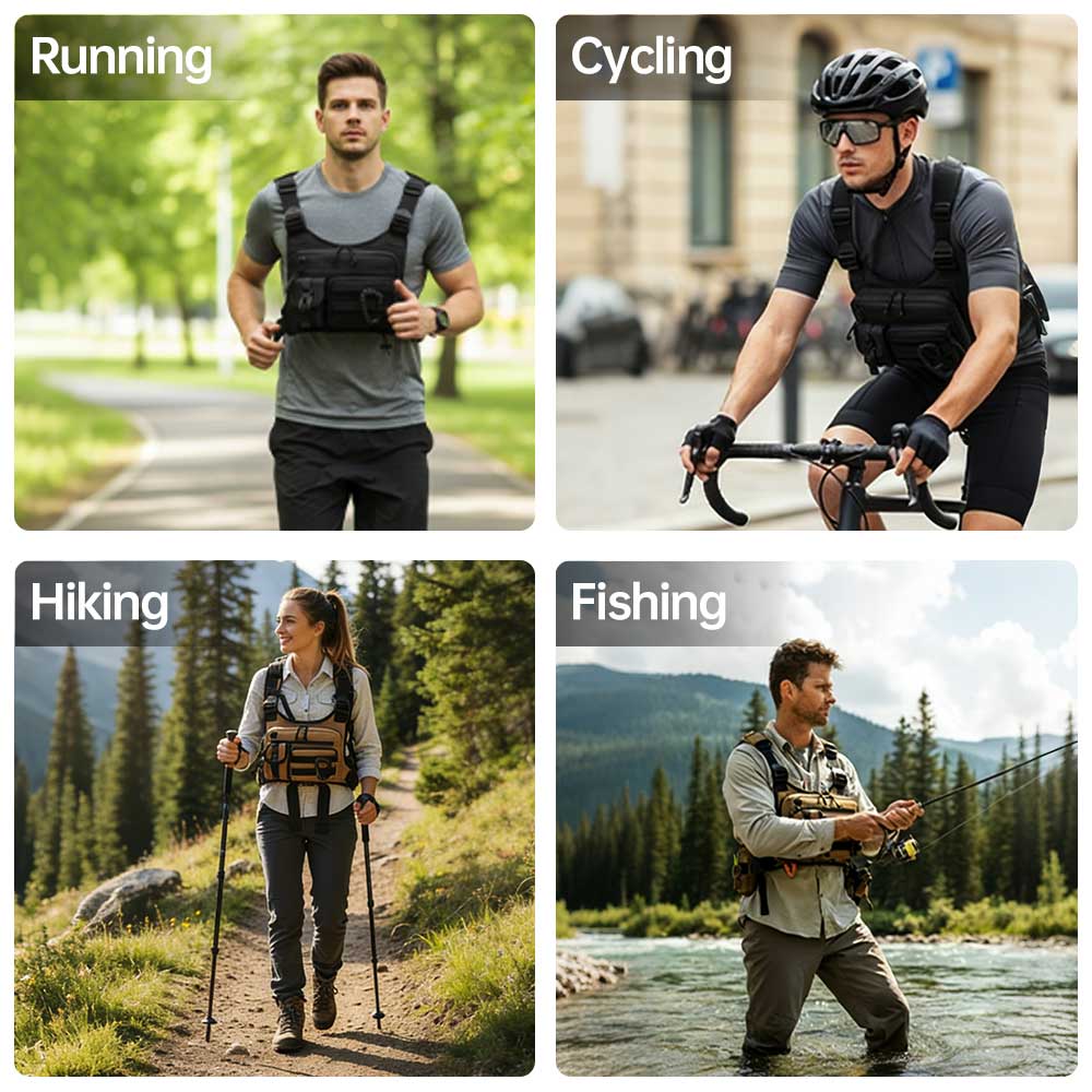 BAG-CH1 | Chest Bag / Outdoor Sports Tactical Vest | Anti-Splash Bag