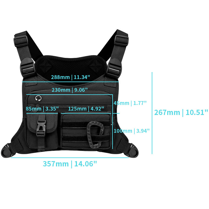 BAG-CH1 | Chest Bag / Outdoor Sports Tactical Vest | Anti-Splash Bag