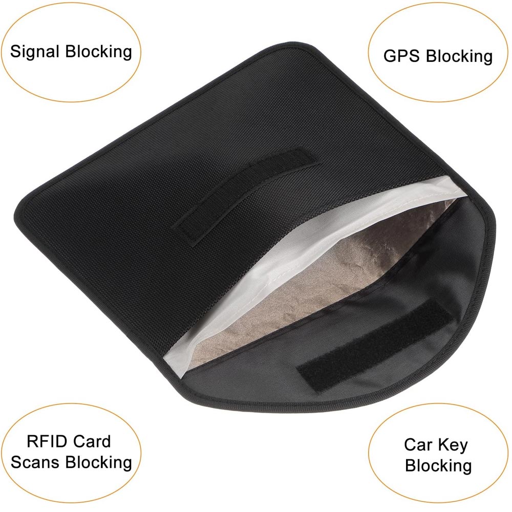 BAG-SB03 | Faraday Bag For Smartphones , Tablet And Cards With Signal Blocking And Shielding BAG-SB03 | Faraday Bag For Smartphones , Tablet And Cards With Signal Blocking And Shielding