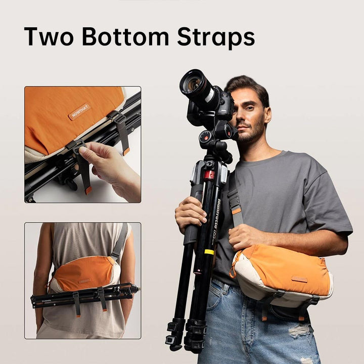 BAG-SL6 | Camera Sling Bag With Tripod Holder | Anti-Splash Bag