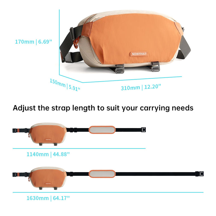 BAG-SL6 | Camera Sling Bag With Tripod Holder | Anti-Splash Bag