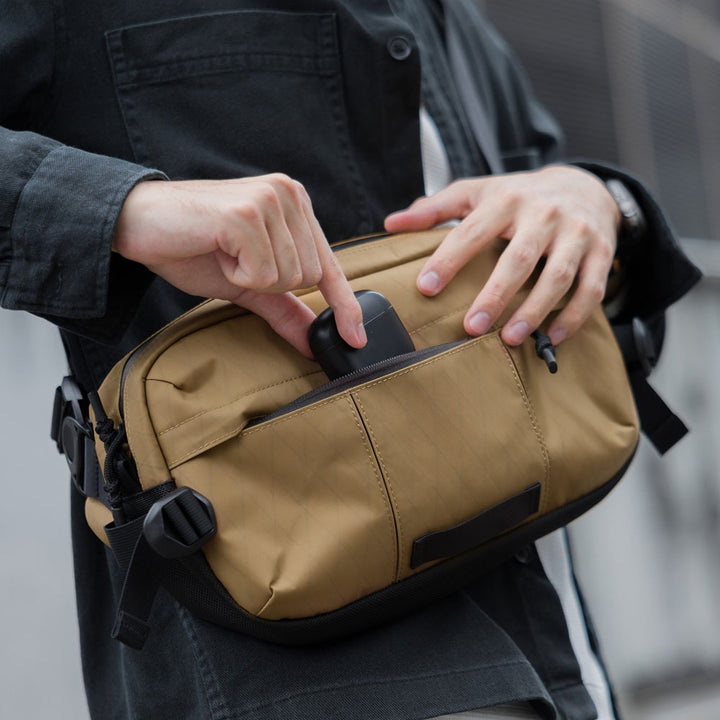 BAG-SL7 | Sling Bag / Chest Bag / Shoulder Bag with Handle | Anti-Splash Bag