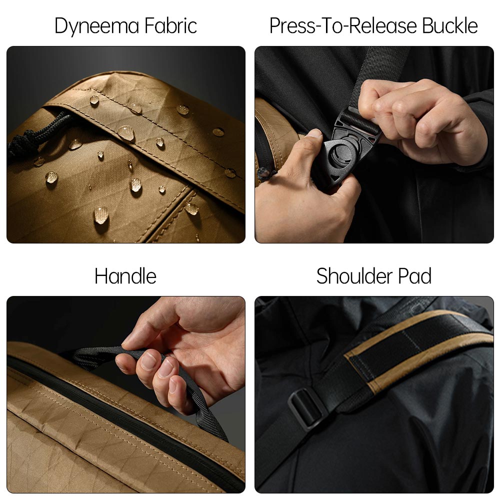 BAG-SL7 | Sling Bag / Chest Bag / Shoulder Bag with Handle | Anti-Splash Bag