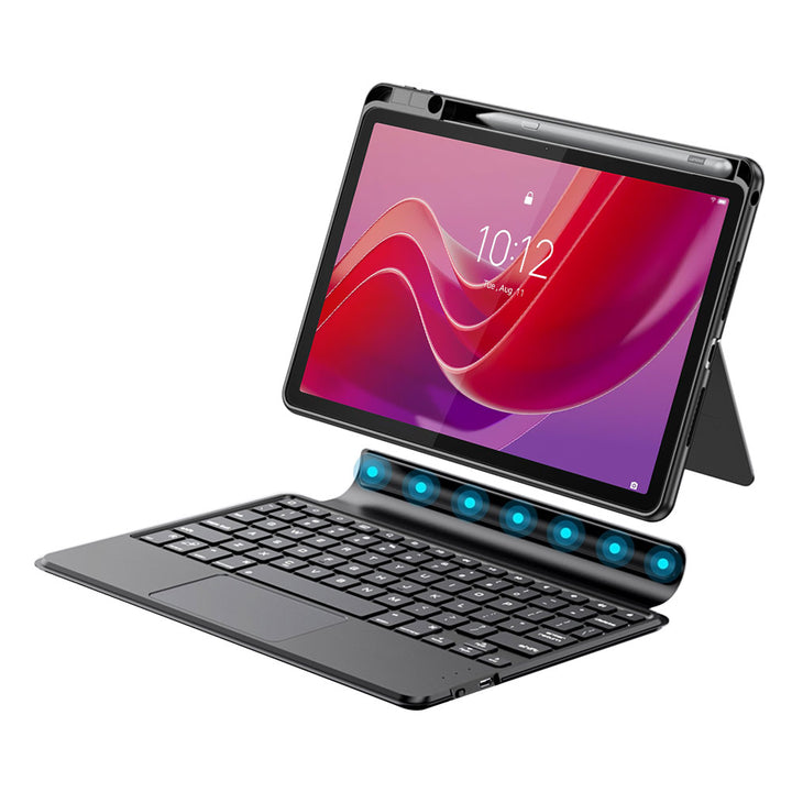 ARMOR-X Lenovo Tab M11 / K11 TB330 Magnetic Detachable Keyboard Case with Adjustable Stand &amp; Precision Trackpad. Effortlessly switch between typing, viewing, drawing, reading and gaming modes, making it ideal for work meetings, video calls, online classes, watching movies or entertainment on the go.