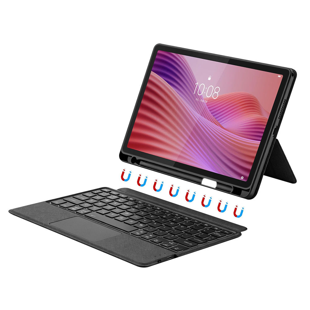 ARMOR-X Lenovo Tab K10 Gen 2 TB311 / Lenovo Tab ( 10.1" TB311 ) Magnetic Detachable Keyboard Case with Adjustable Stand &amp; Precision Trackpad. Effortlessly switch between typing, viewing, drawing, reading and gaming modes, making it ideal for work meetings, video calls, online classes, watching movies or entertainment on the go.