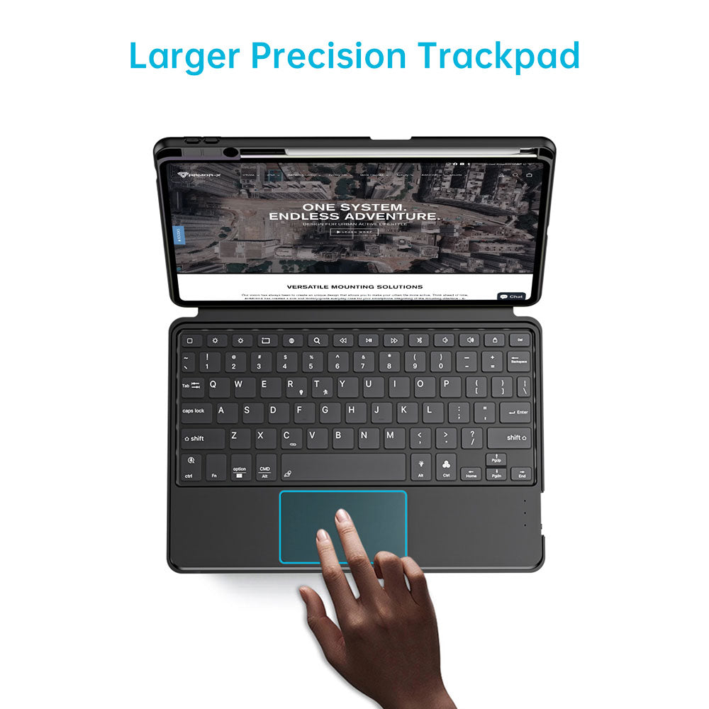 BKV-LN-TB336 | Lenovo Tab K11 (Gen 2) / Lenovo Idea Tab ( 11" TB336 ) | Magnetic Detachable Keyboard Case with Stand &amp; Trackpad
