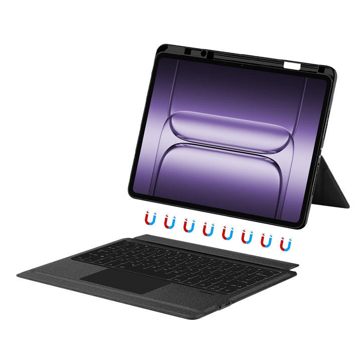 ARMOR-X OnePlus Pad 4 / Pad 3 Magnetic Detachable Keyboard Case with Adjustable Stand &amp; Precision Trackpad. Effortlessly switch between typing, viewing, drawing, reading and gaming modes, making it ideal for work meetings, video calls, online classes, watching movies or entertainment on the go.