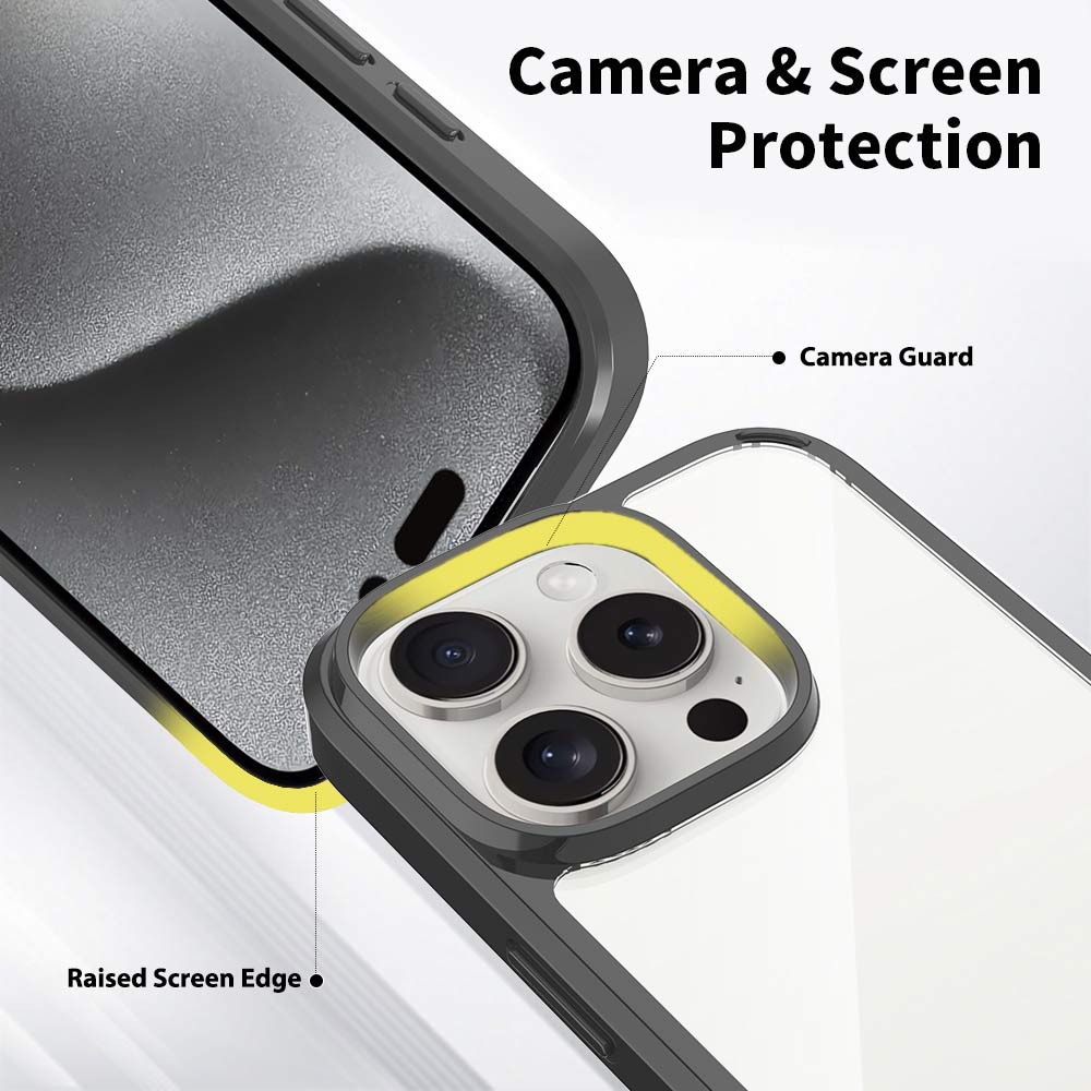 ARMOR-X iPhone 16 Pro shockproof cases. Enhanced camera and screen protection.