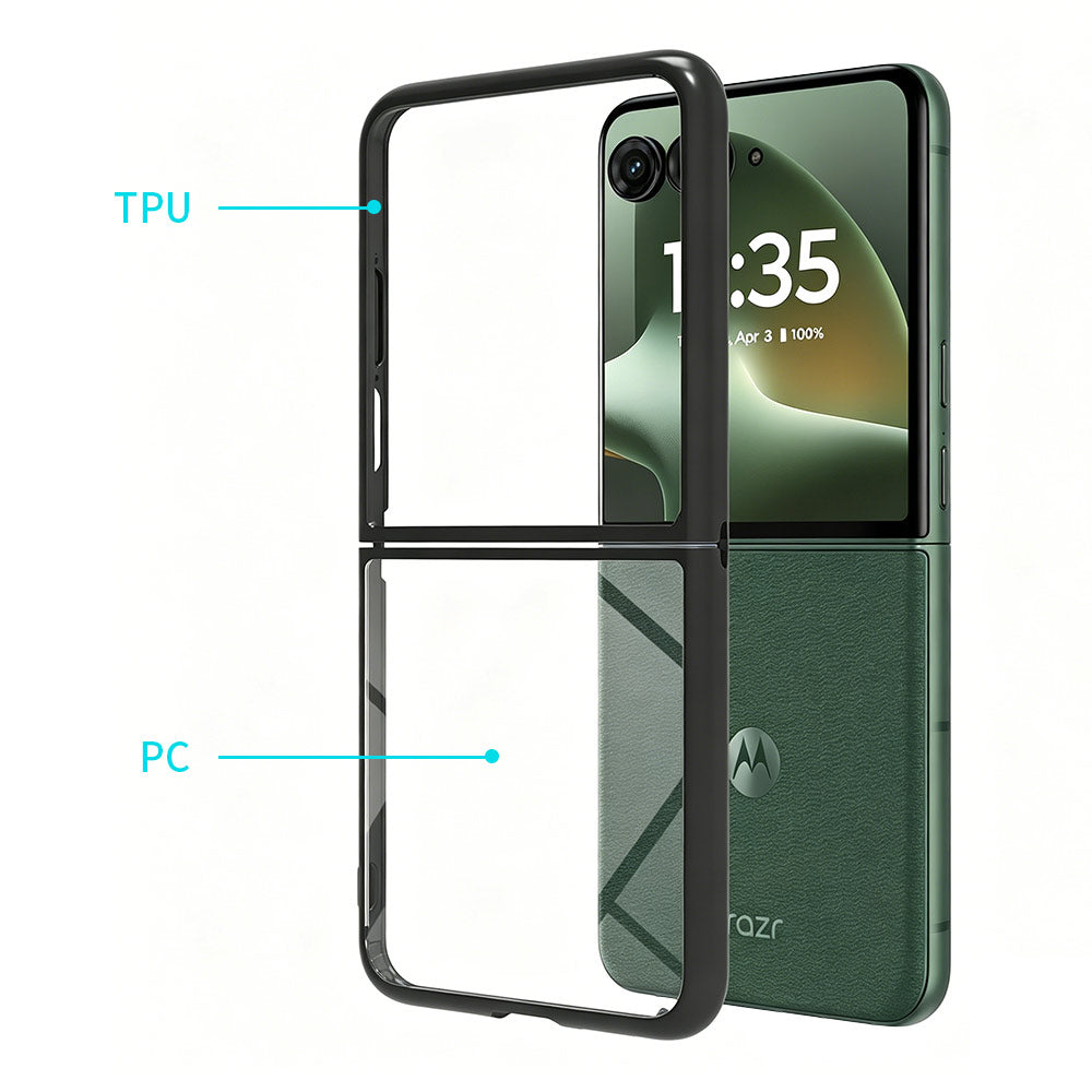 ARMOR-X Motorola Razr 70+ / Razr+ 2026 shockproof cases. Dual Composite construction with excellent protection.