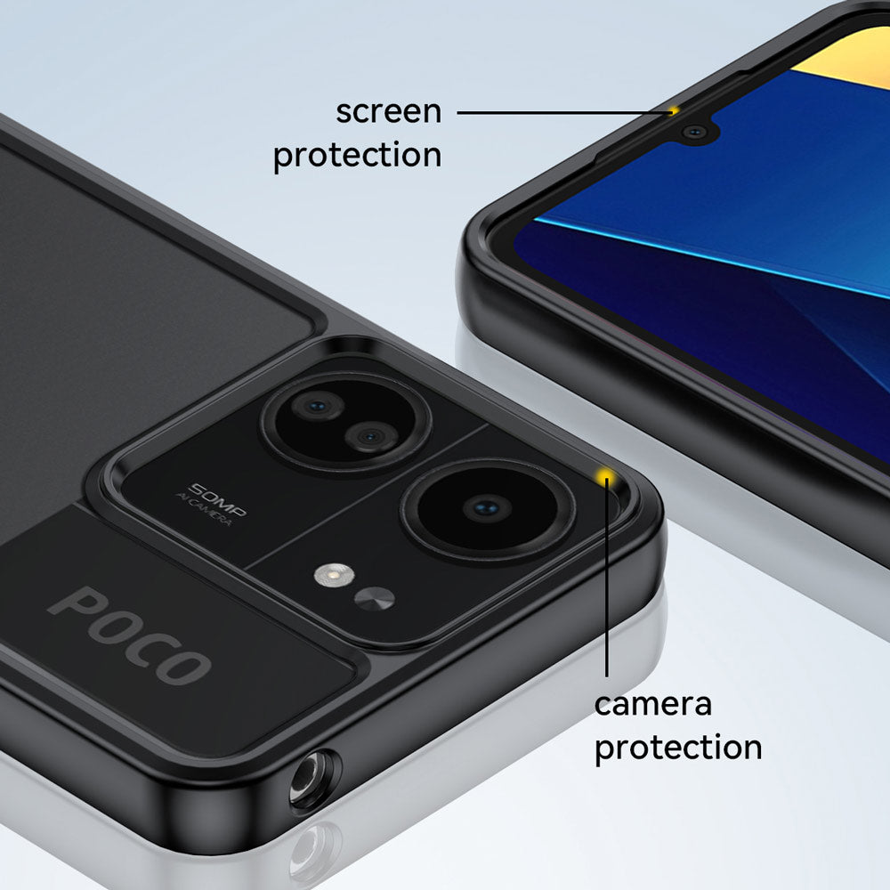 ARMOR-X Xiaomi Poco C65 shockproof cases. Dual Composite construction with excellent protection.