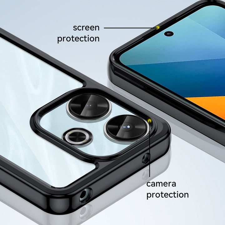 ARMOR-X Xiaomi Poco M6 4G shockproof cases. Dual Composite construction with excellent protection.