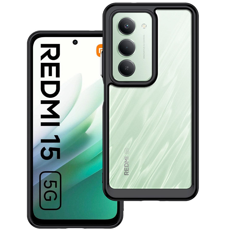 ARMOR-X Xiaomi Redmi 15 5G shockproof cases. Military-Grade Rugged Design with best drop proof protection.