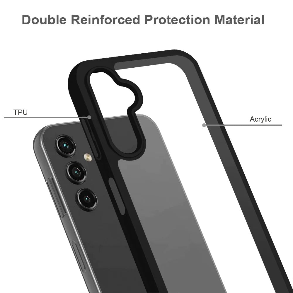 Rigid cover with reinforced edges for Samsung Galaxy A22 5G