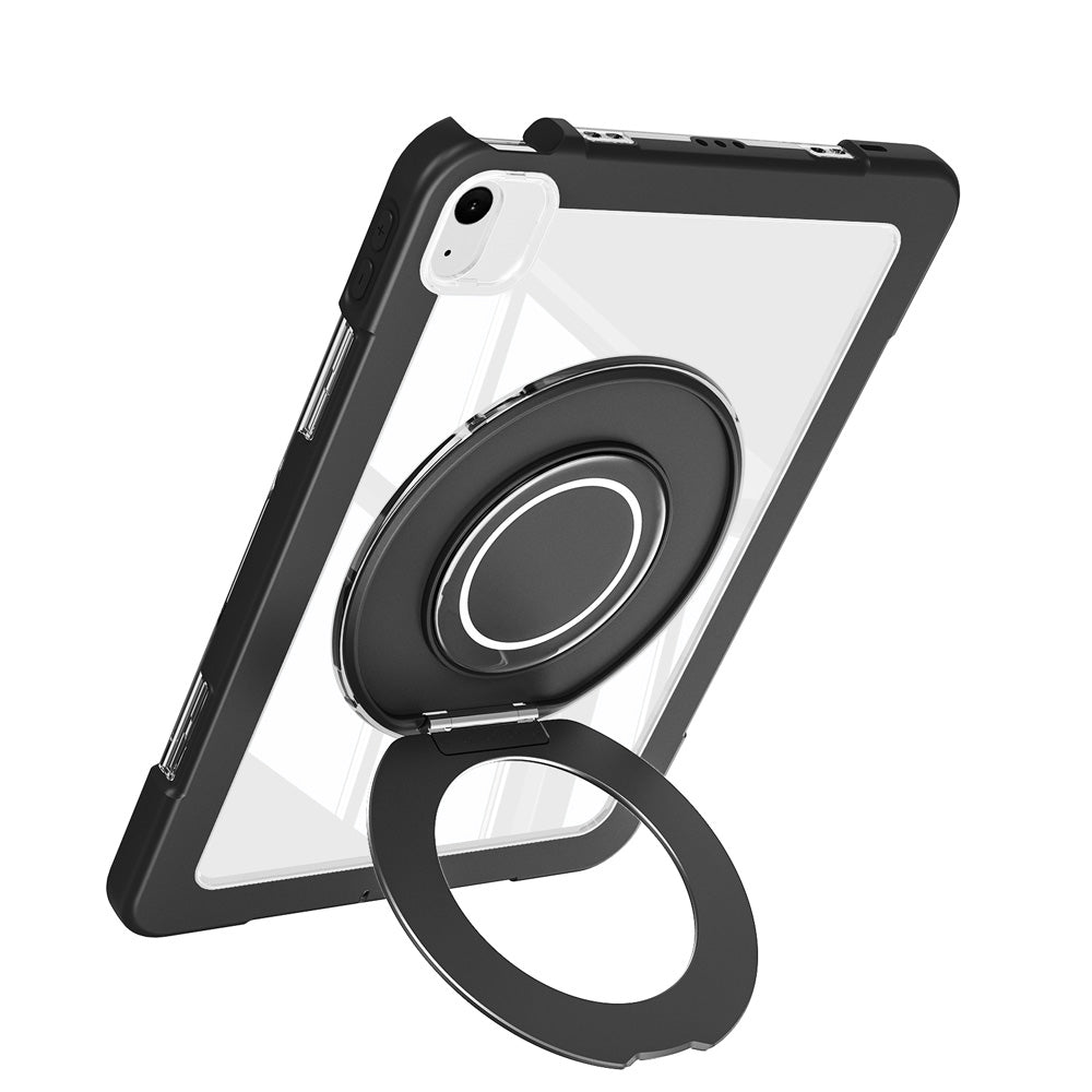 BON-iPad-A6PN | iPad Air 13 ( M2 ) | Rugged case with kick-stand & folding grip & pencil holder