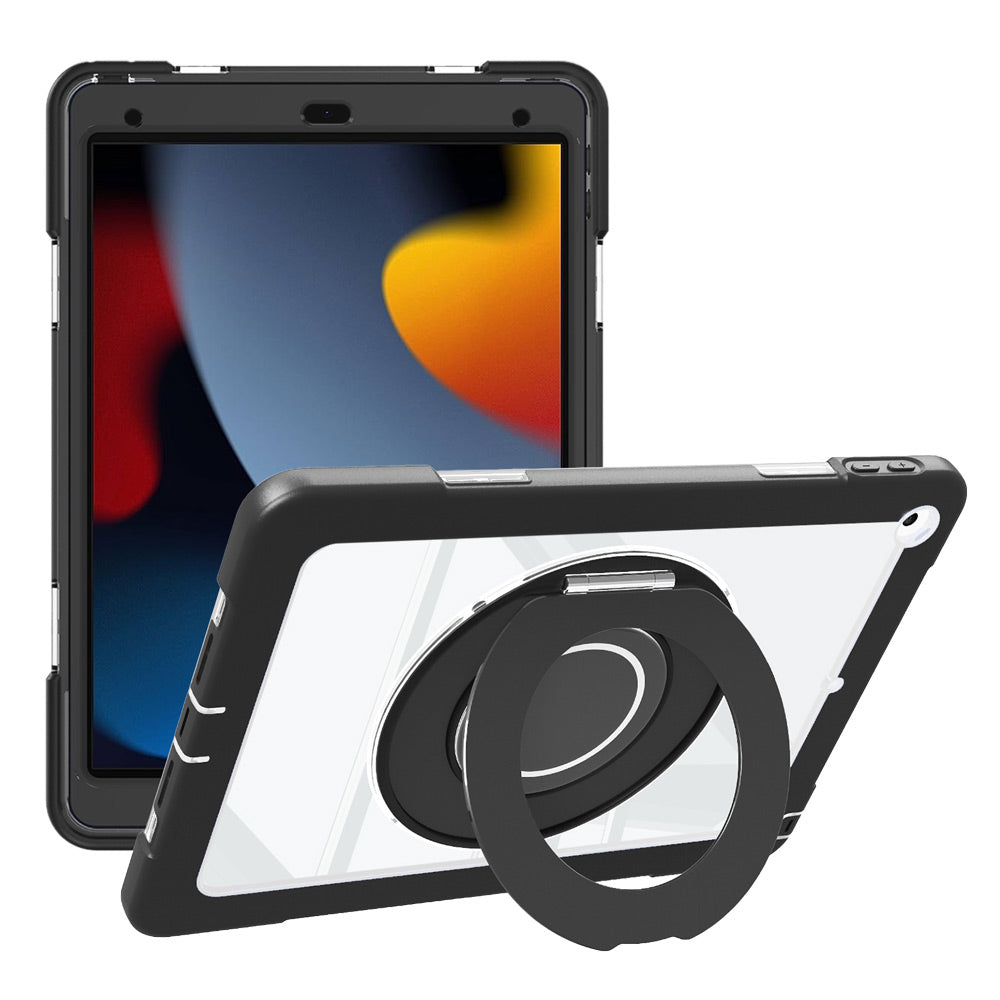 BON-iPad-N3 | iPad 10.2 (7th & 8th & 9th Gen.) 2019 / 2020 / 2021 | Rugged case with kick-stand & folding grip