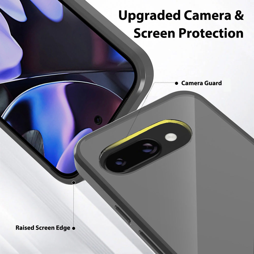 ARMOR-X Google Pixel 9a shockproof cases. Military-Grade Mountable Rugged Design with best drop proof protection. With camera and screen protection.