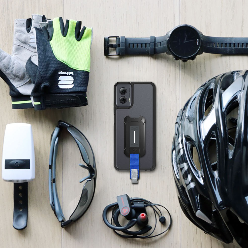 TASHHAR Shockproof Phone Case For Motorola Moto G Power 5G 2024 With Belt Clip Holster,Rugged Full-Body Protective Case Military Grade Cell Phone Cover With Kickstand & Holster (Black Orange