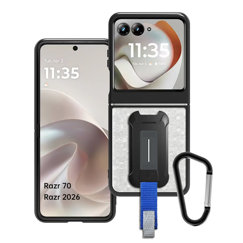 ARMOR-X Motorola Razr 70 / Razr 2026 shockproof cases. Military-Grade Mountable Rugged Design with best drop proof protection.