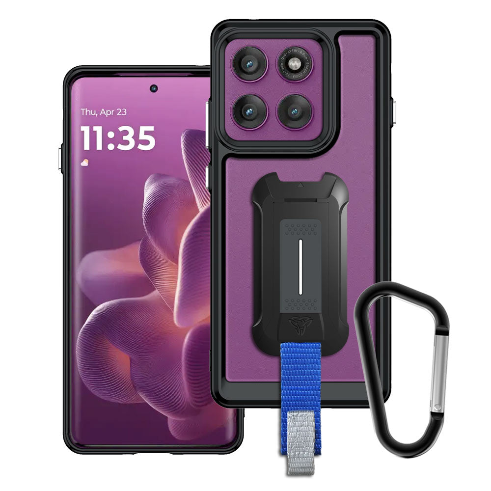 ARMOR-X Motorola Edge 60 Pro / Edge 2025 shockproof cases. Military-Grade Mountable Rugged Design with best drop proof protection.