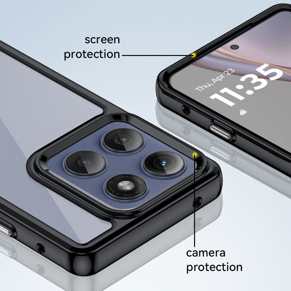 ARMOR-X Motorola Edge 60 Pro / Edge 2025 shockproof cases. Military-Grade Mountable Rugged Design with best drop proof protection.