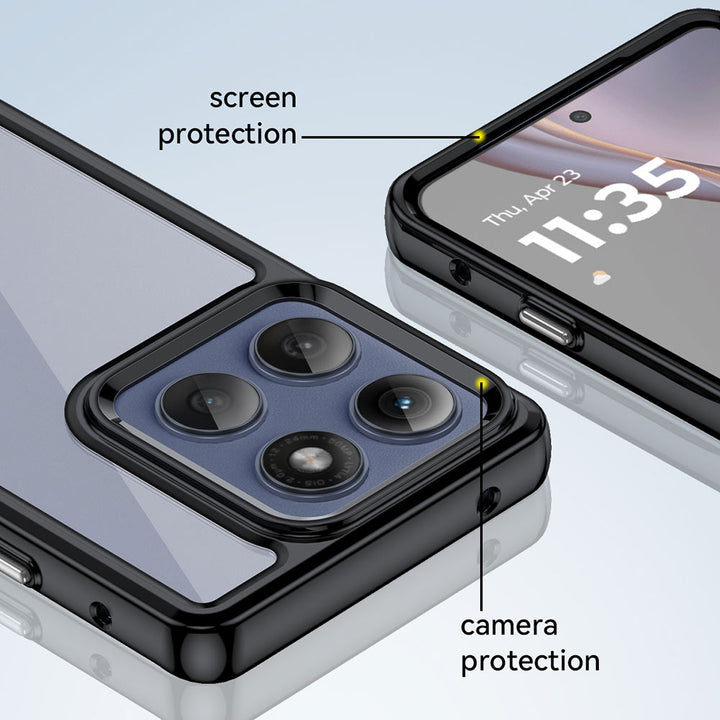 ARMOR-X Motorola Edge 60 Pro / Edge 2025 shockproof cases. Military-Grade Mountable Rugged Design with best drop proof protection.