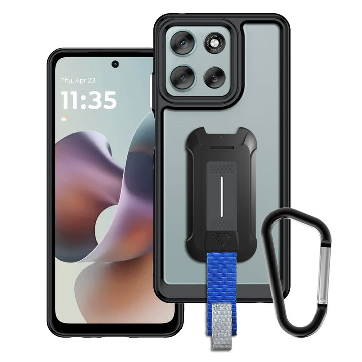 ARMOR-X Motorola Moto G56 5G shockproof cases. Military-Grade Mountable Rugged Design with best drop proof protection.