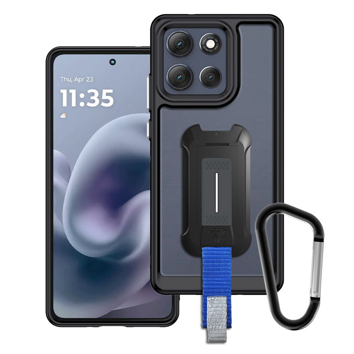 ARMOR-X Motorola Moto G86 5G shockproof cases. Military-Grade Mountable Rugged Design with best drop proof protection.