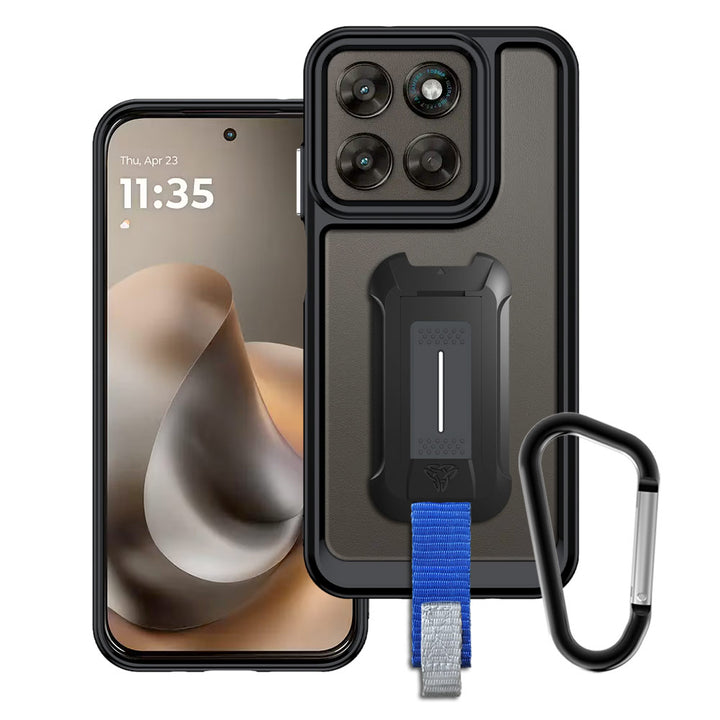 ARMOR-X Motorola Moto G77 shockproof cases. Military-Grade Mountable Rugged Design with best drop proof protection.
