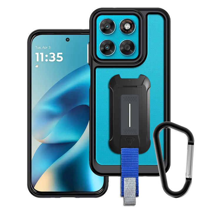 ARMOR-X Motorola Moto G67 / G77 / G87 / G Max shockproof cases. Military-Grade Mountable Rugged Design with best drop proof protection.