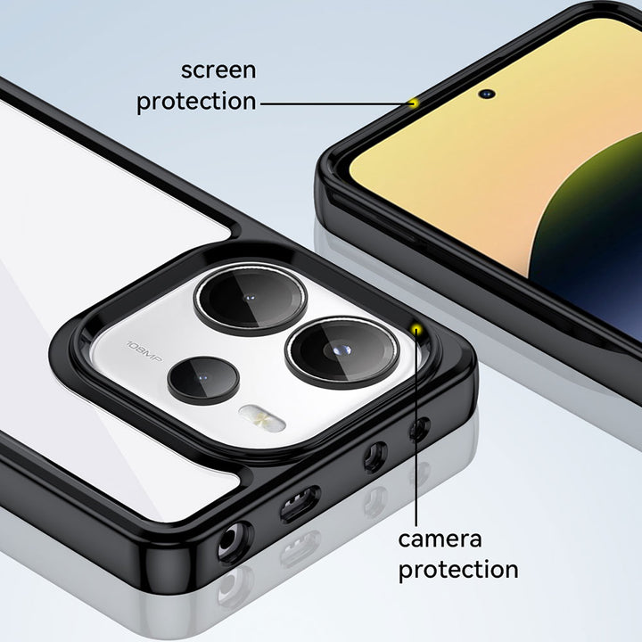 ARMOR-X Xiaomi Redmi Note 14 4G (Global Version) shockproof cases. Military-Grade Mountable Rugged Design with camera and screen protection.