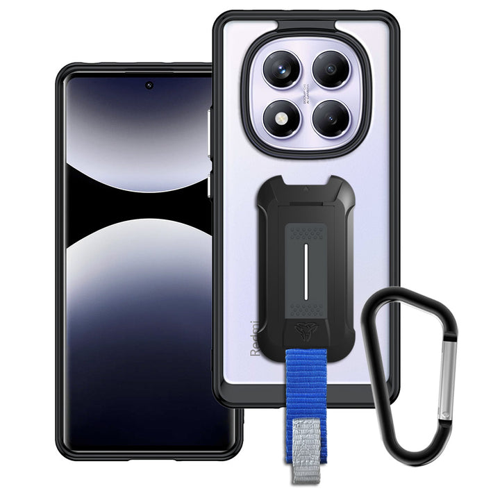 ARMOR-X Xiaomi Redmi Note 14 Pro 4G shockproof cases. Military-Grade Mountable Rugged Design with best drop proof protection.