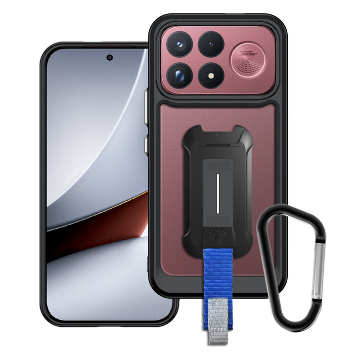 ARMOR-X Xiaomi Poco F9 Ultra / Redmi K100 Pro Max shockproof cases. Military-Grade Mountable Rugged Design with best drop proof protection.
