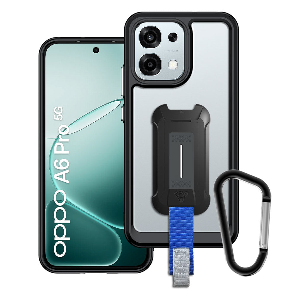 ARMOR-X Oppo A6 Pro 5G shockproof cases. Military-Grade Mountable Rugged Design with best drop proof protection.