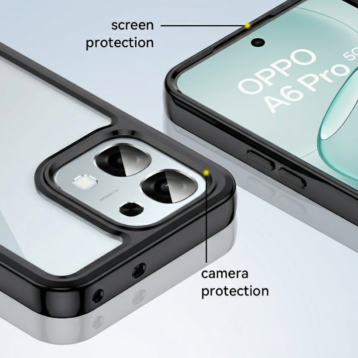 ARMOR-X Oppo A6 Pro 5G shockproof cases. Military-Grade Mountable Rugged Design with best drop proof protection.