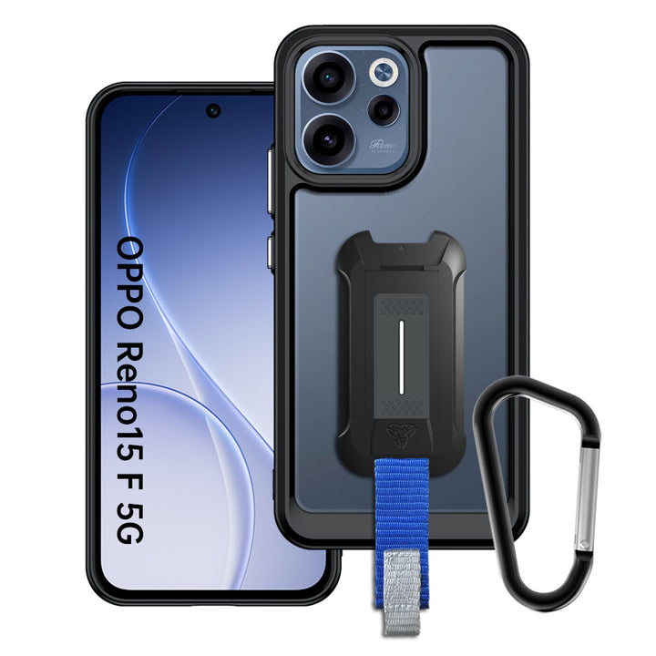 ARMOR-X Oppo Reno15 F 5G shockproof cases. Military-Grade Mountable Rugged Design with best drop proof protection.